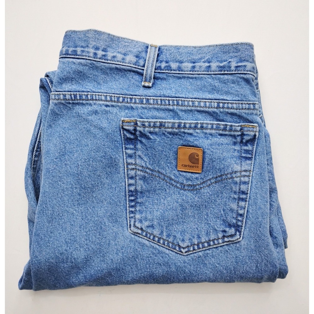 Carhartt Blue Jeans Traditional Straight Leg B18 STW‎ 44x32